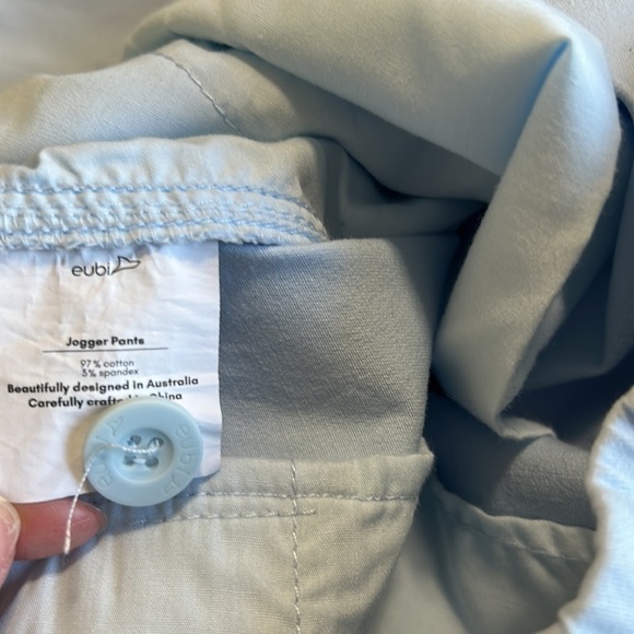 EUBI Flex All Day Jogger 30 inch Bondi Blue Stretch Mens Pant Sz M NEW - Picture 14 of 16